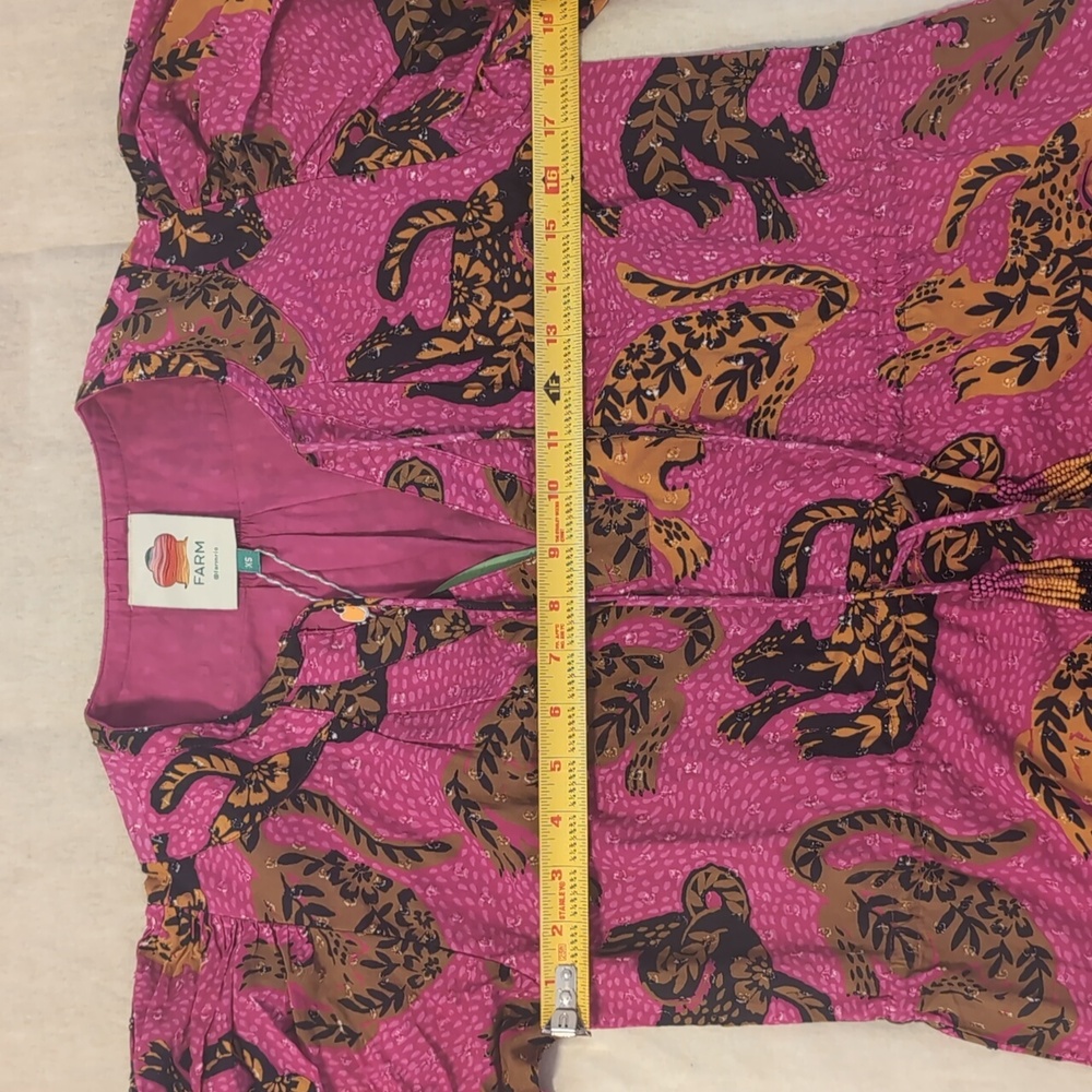 Farm Rio Wild Leopard Mini Dress - Picture 8 of 9
